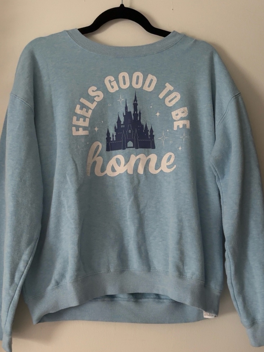 Feels Good To Be Home Light Blue Crewneck Sweatshirt